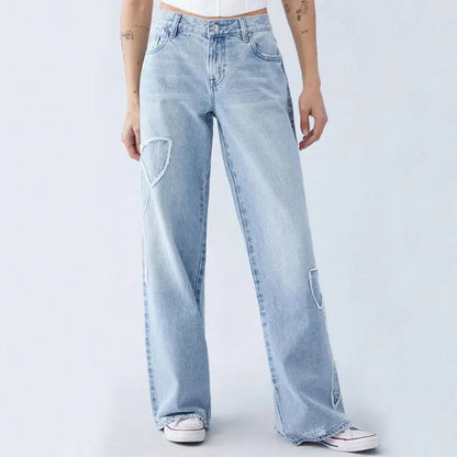 The Bow Detail Wide-Leg Jeans Little Addiction