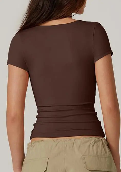 Contour Chic Square Neck Top Little Addiction