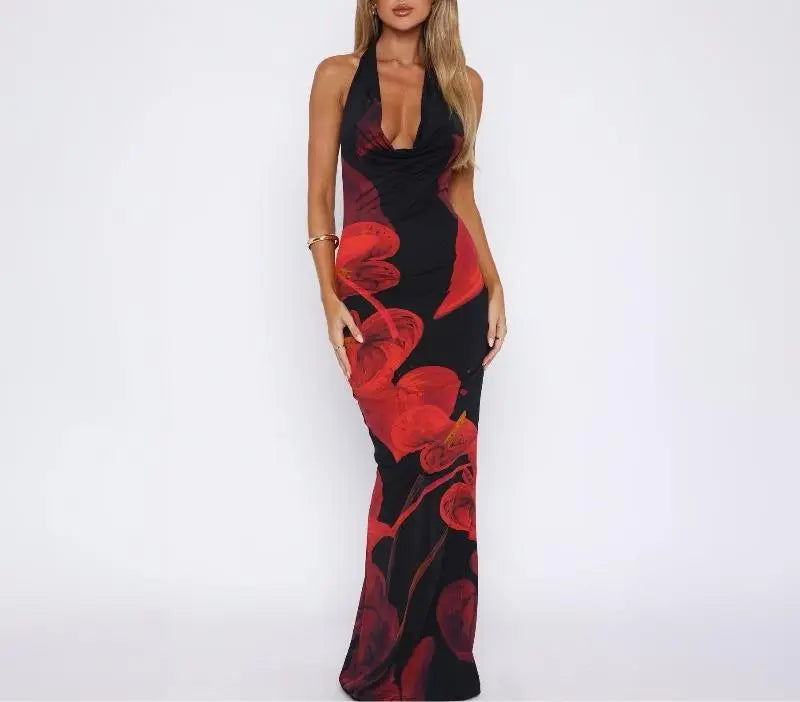 Sexy Slim V-neck Dress Little Addiction