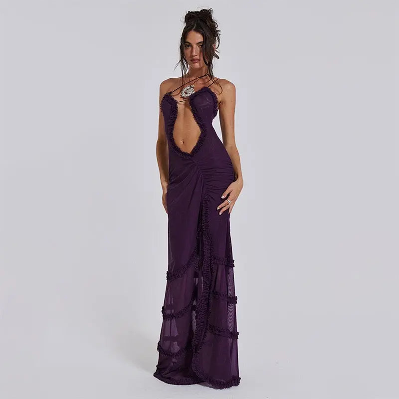 The Ethereal Illusion Maxi Dress Little Addiction