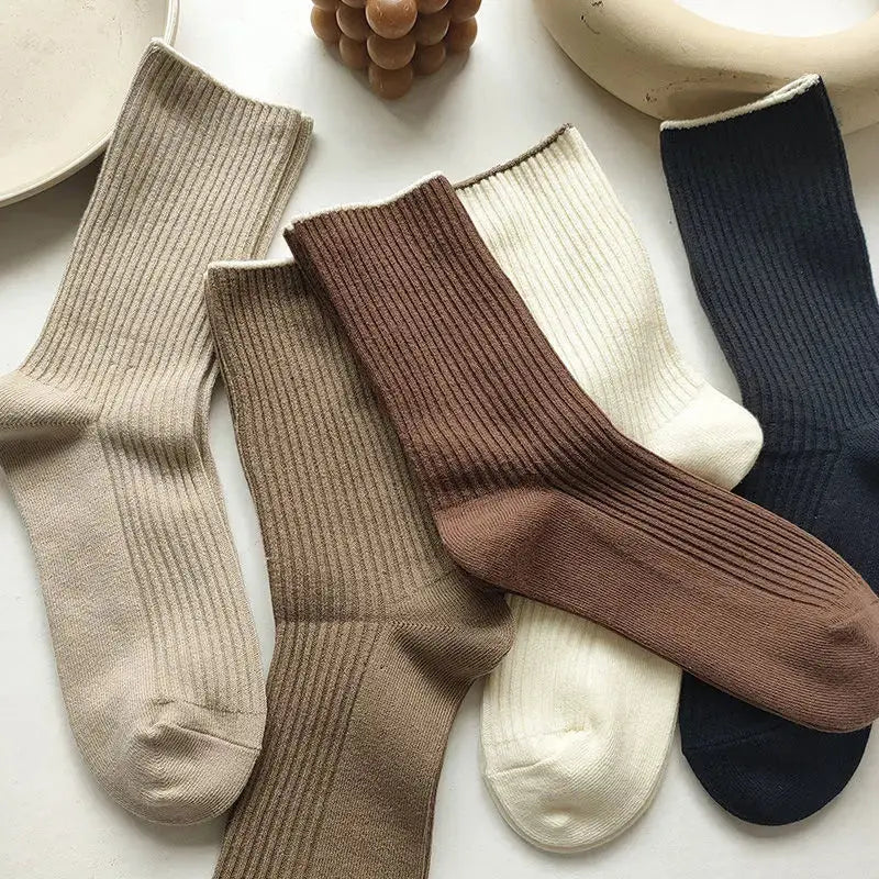 Japanese Neutral 5 Pack Socks Little Addiction