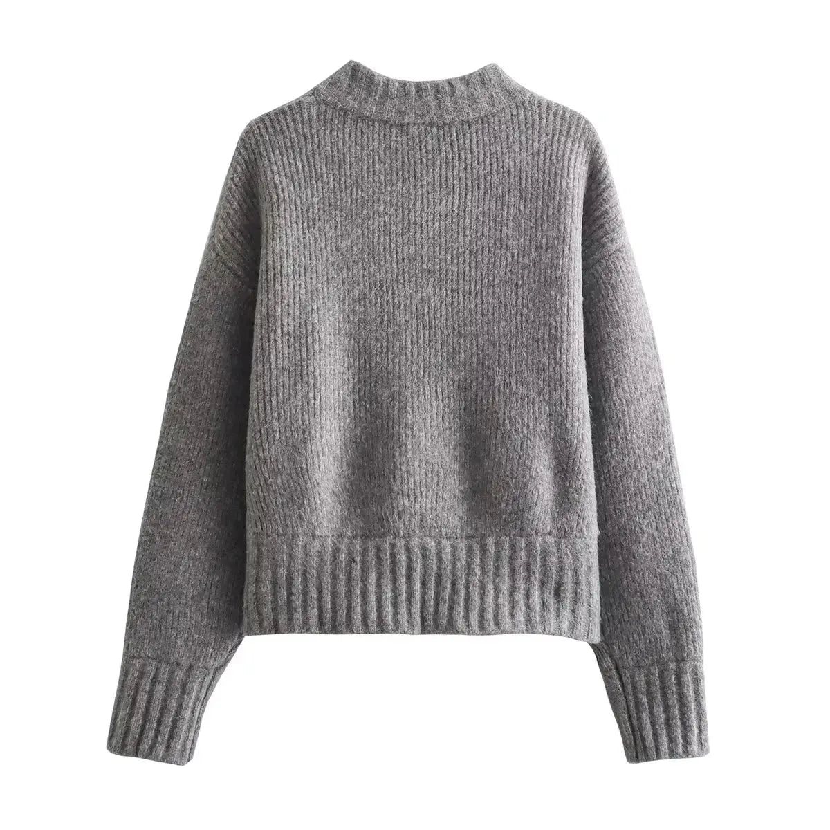 Long Sleeve Round Neck Sweater Little Addiction