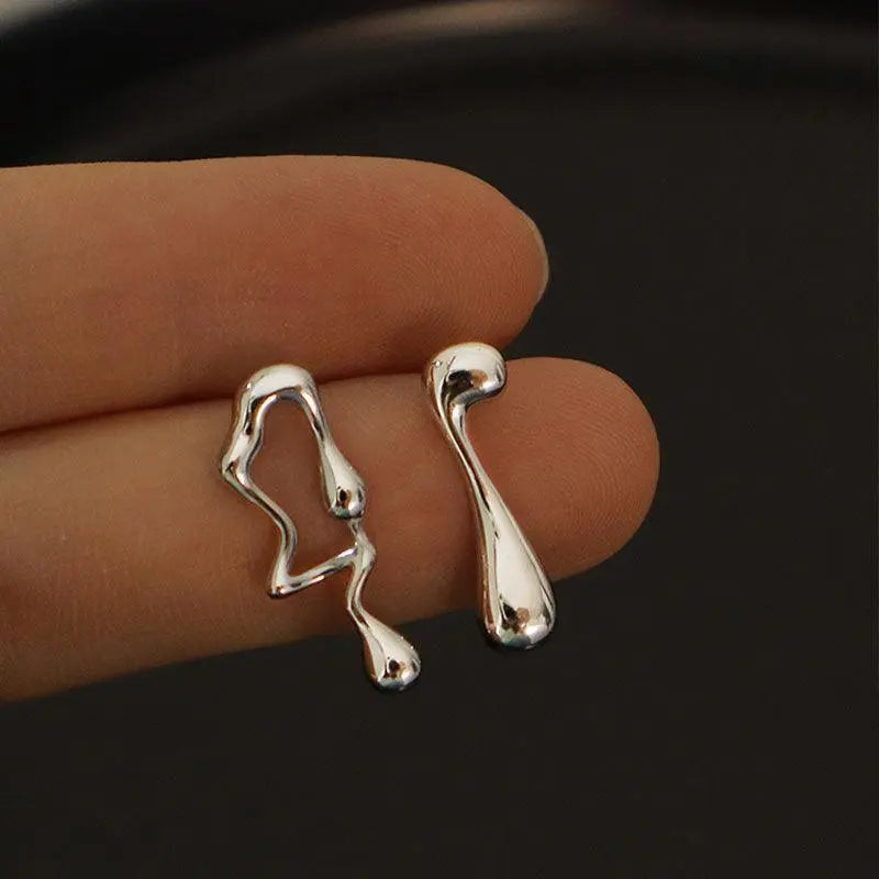 Asymmetric Drop Earrings - Little Addiction