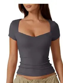 Contour Chic Square Neck Top Little Addiction