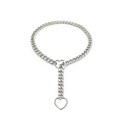 Cuban Adjustable Heart Shaped Necklace - Little Addiction