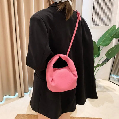 High-grade Crossbody Portable Pleated Cloud Bag For Women - Little Addiction