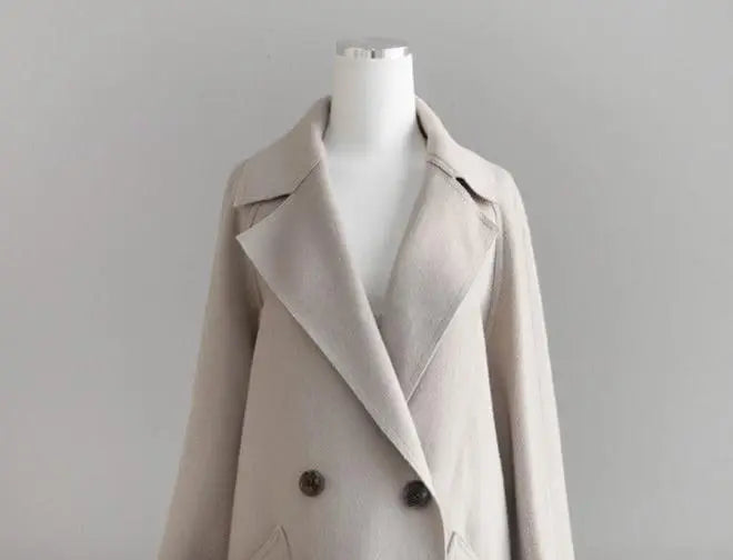 Little Addiction LuxeLapel Trench Coat - Little Addiction