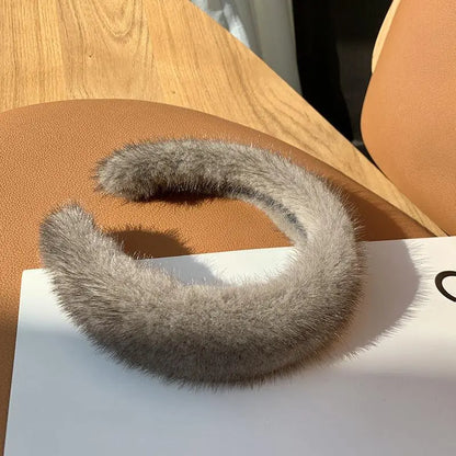 Plush Mink Hair Band - Little Addiction