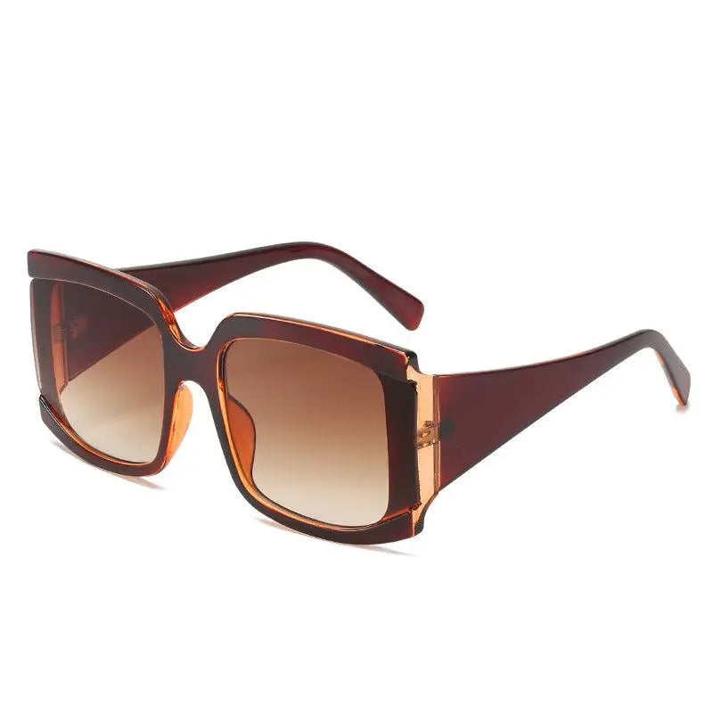 Square Large Frame Sunglasses - Little Addiction