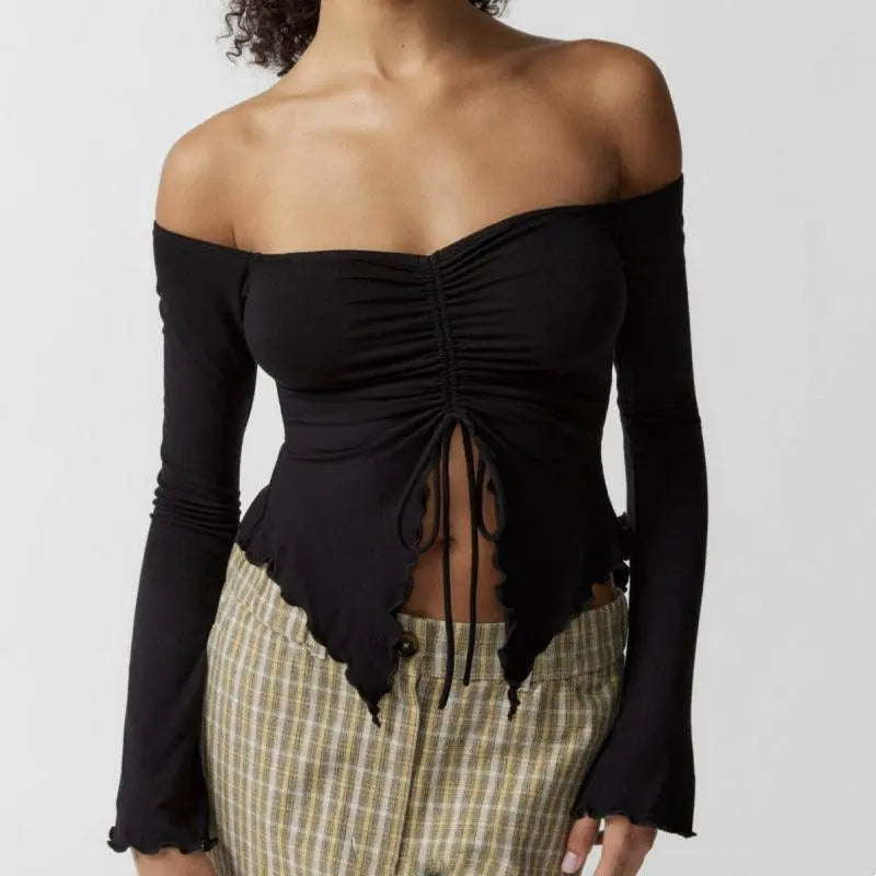 The Belle Off-Shoulder Top - Little Addiction