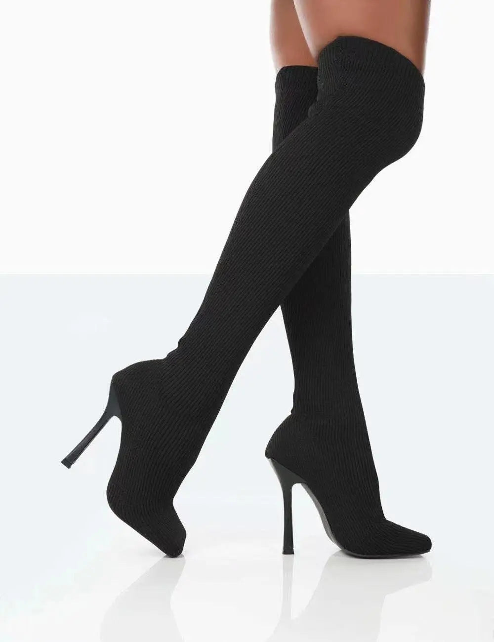 Thigh High Knee Long Boots - Little Addiction